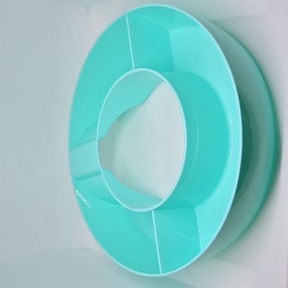 NWT Set of 2 Hot Pink and Teal Plastic Reusable Snack Bowl for 40 oz Tumblers